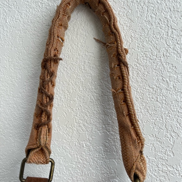 COPY - Free People Canvas/Suede Brown Hobo Bag - Picture 5 of 16